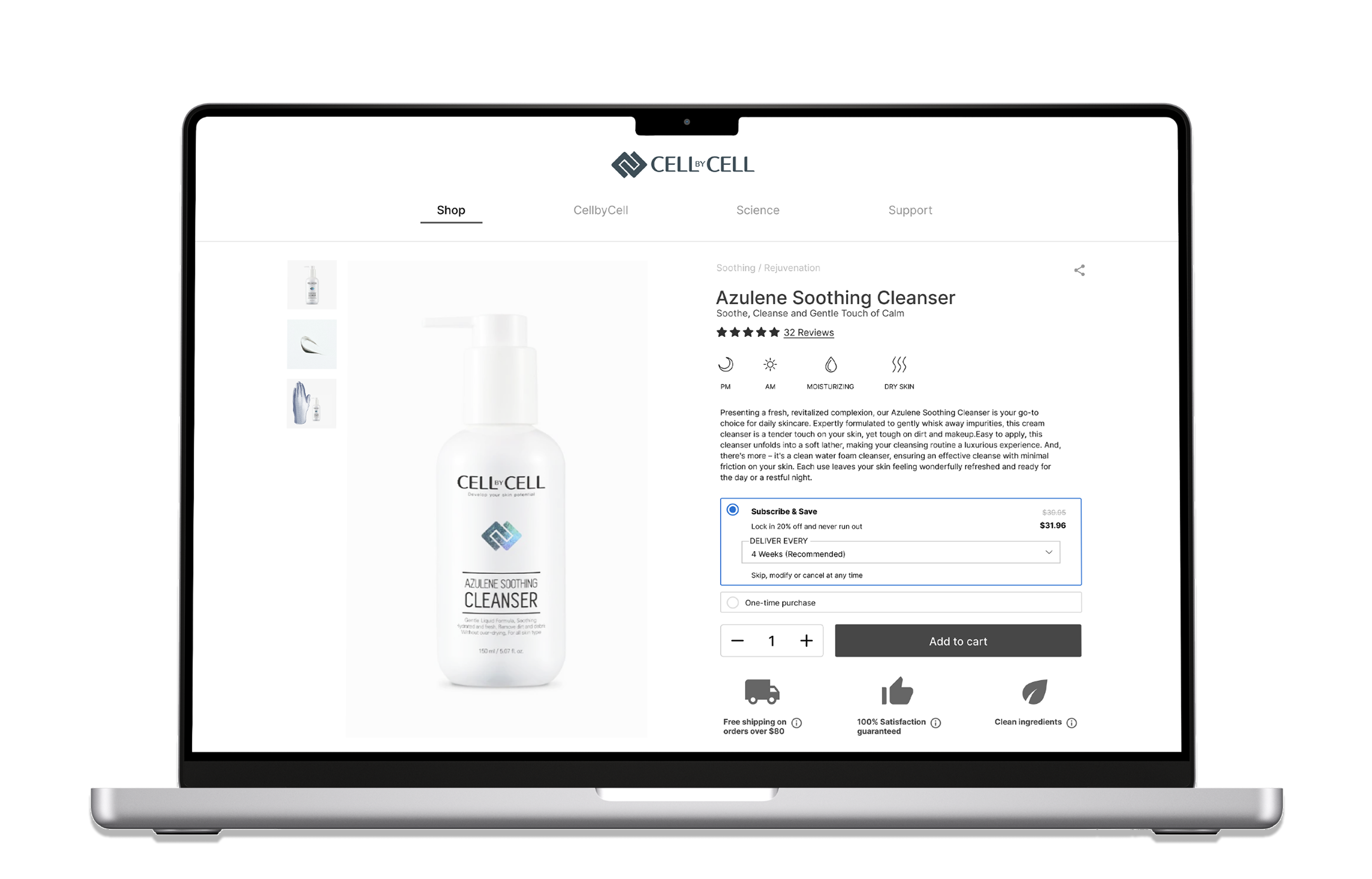 CellByCell: Redesigning an e-commerce website from discovery to checkout